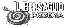 Il Bersaglio Pizzeria logo with a dart hitting a target