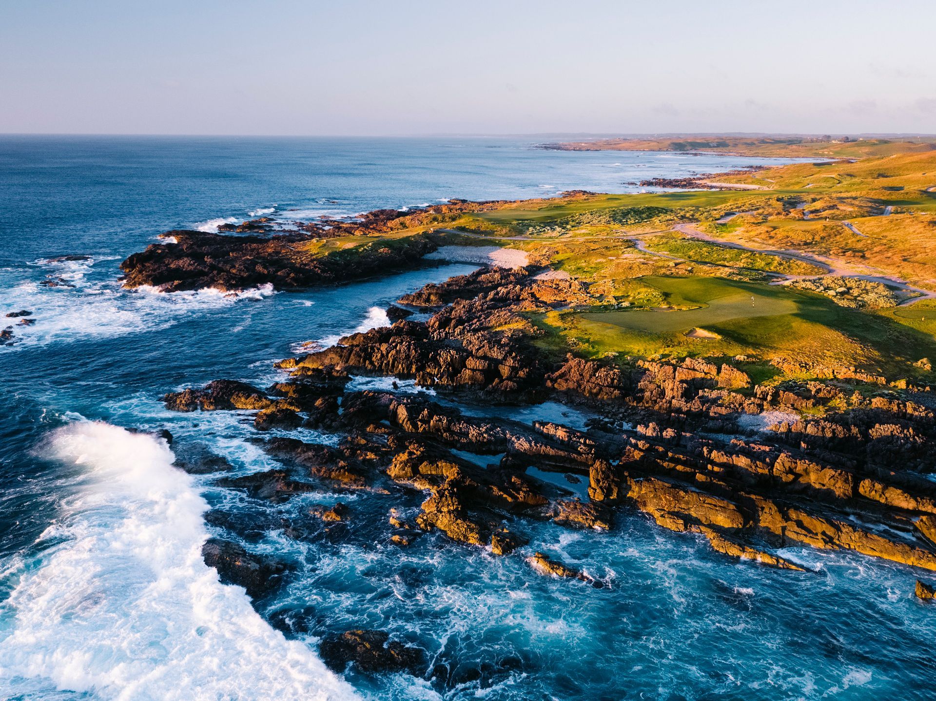 waves crashing at ocean dunes golf club