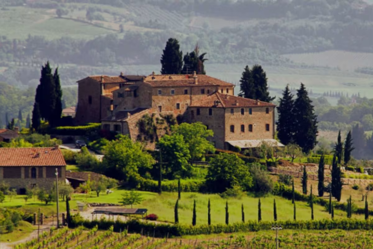 stunning hotel overlooking golf course in italy