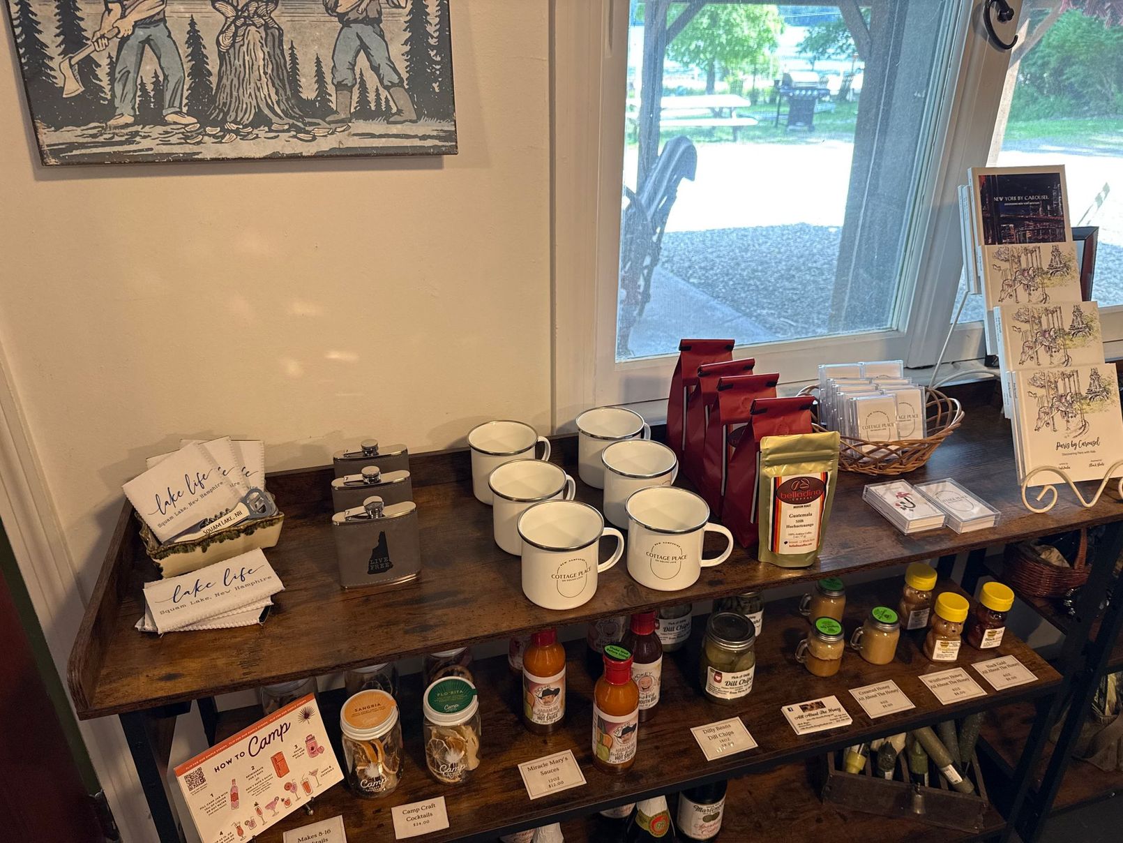A Camp Store at Cottage Place on Squam Lake