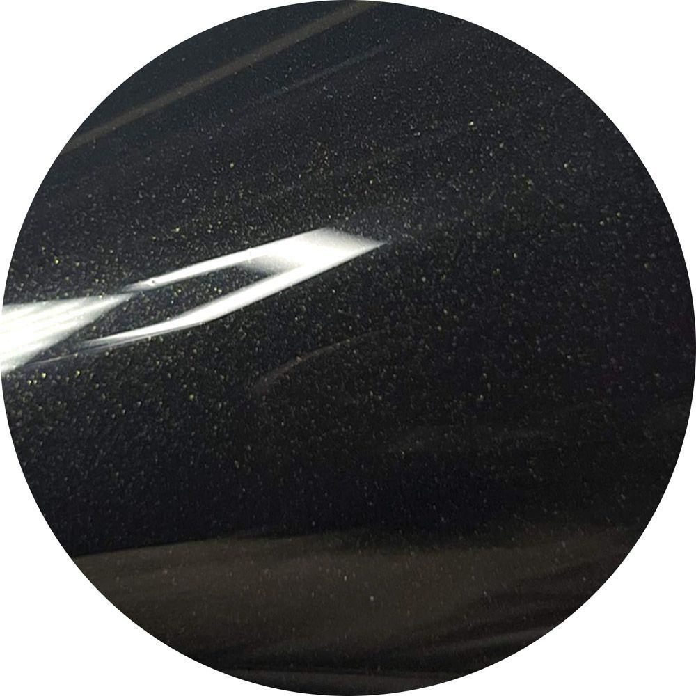 A black circle with a white arrow in the middle