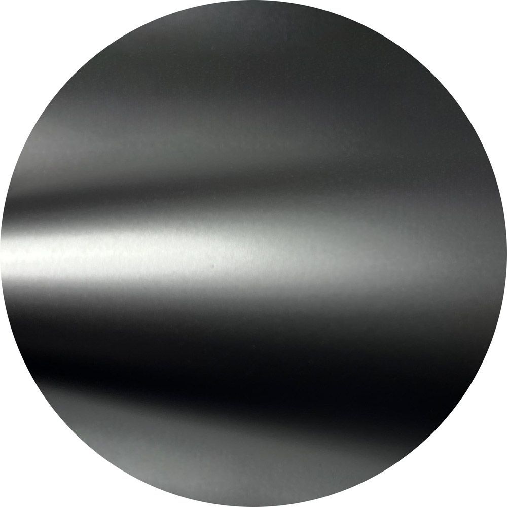A black circle with a light coming out of it