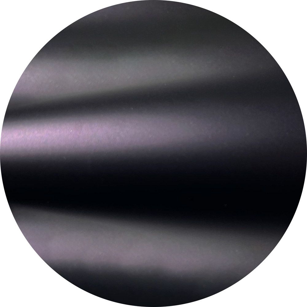 A close up of a black circle on a white background