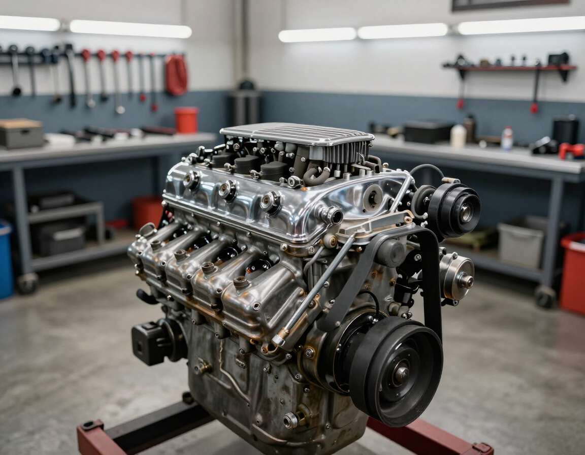 Vintage engine inspection