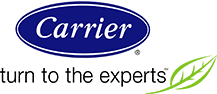 The carrier logo is blue and white and says `` turn to the experts ''.