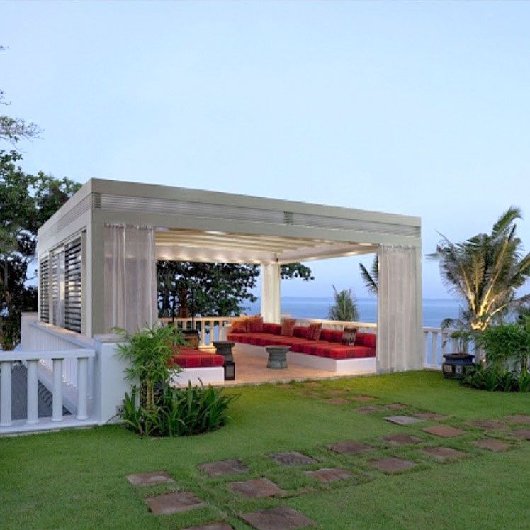 pergola in giardino