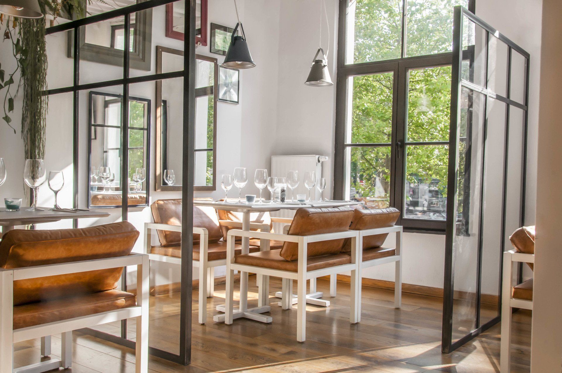 Restaurant with view on Place du Sablon