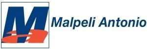 Logo con una “M” stilizzata blu e arancione e la scritta “Malpeli Antonio” su sfondo bianco.