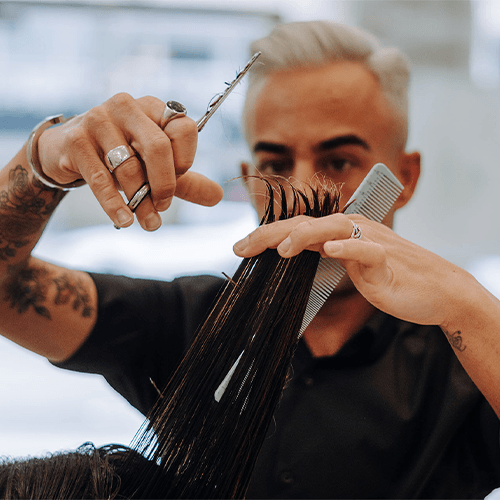 Trimming the Hair — Baltimore, MD — Baltimore Beauty & Barber School