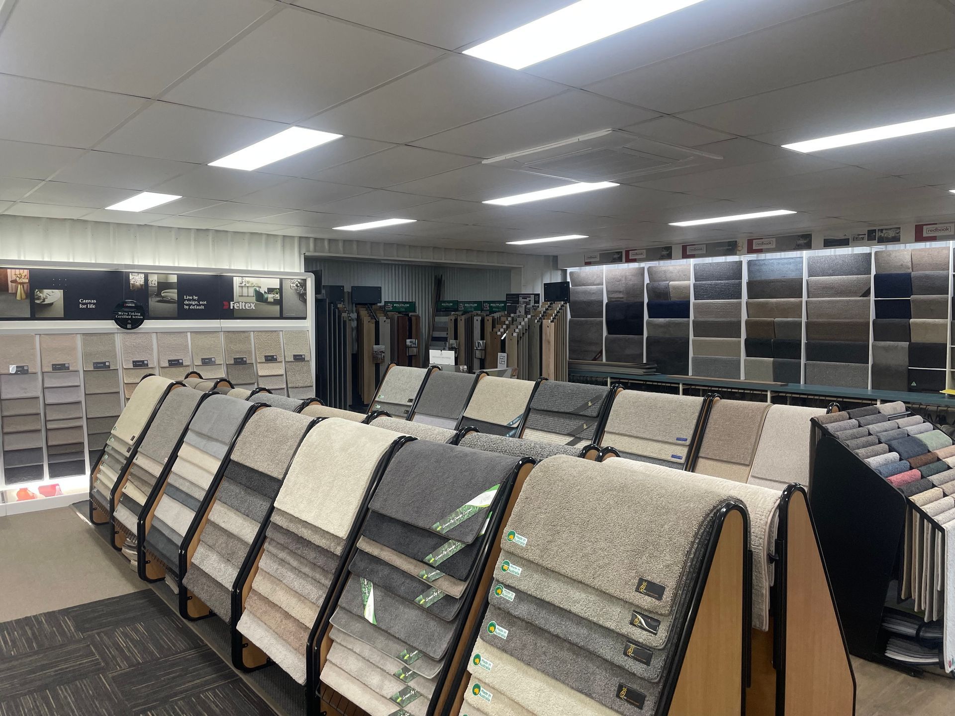 Carpet Showroom In Ballina Displaying Flooring Samples