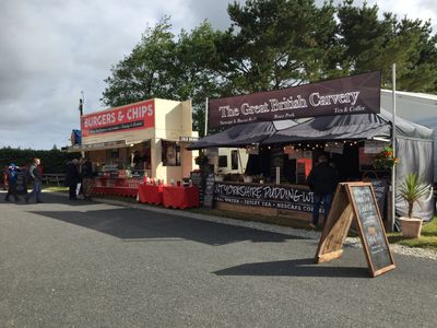 To provide catering trailers for your guests in Devon call 01752 223 689 Display cabinet filled with baguettes and salads
