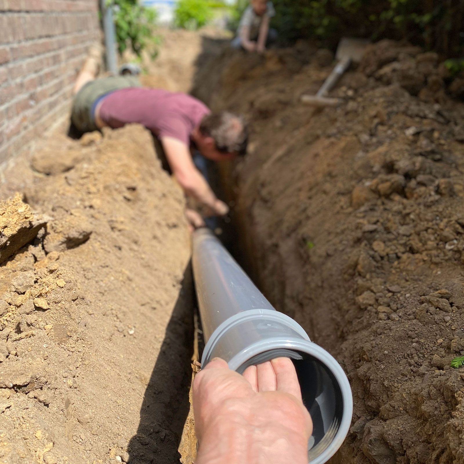 Placing Pipe | Pittsburgh, PA | The Brookline Plumber