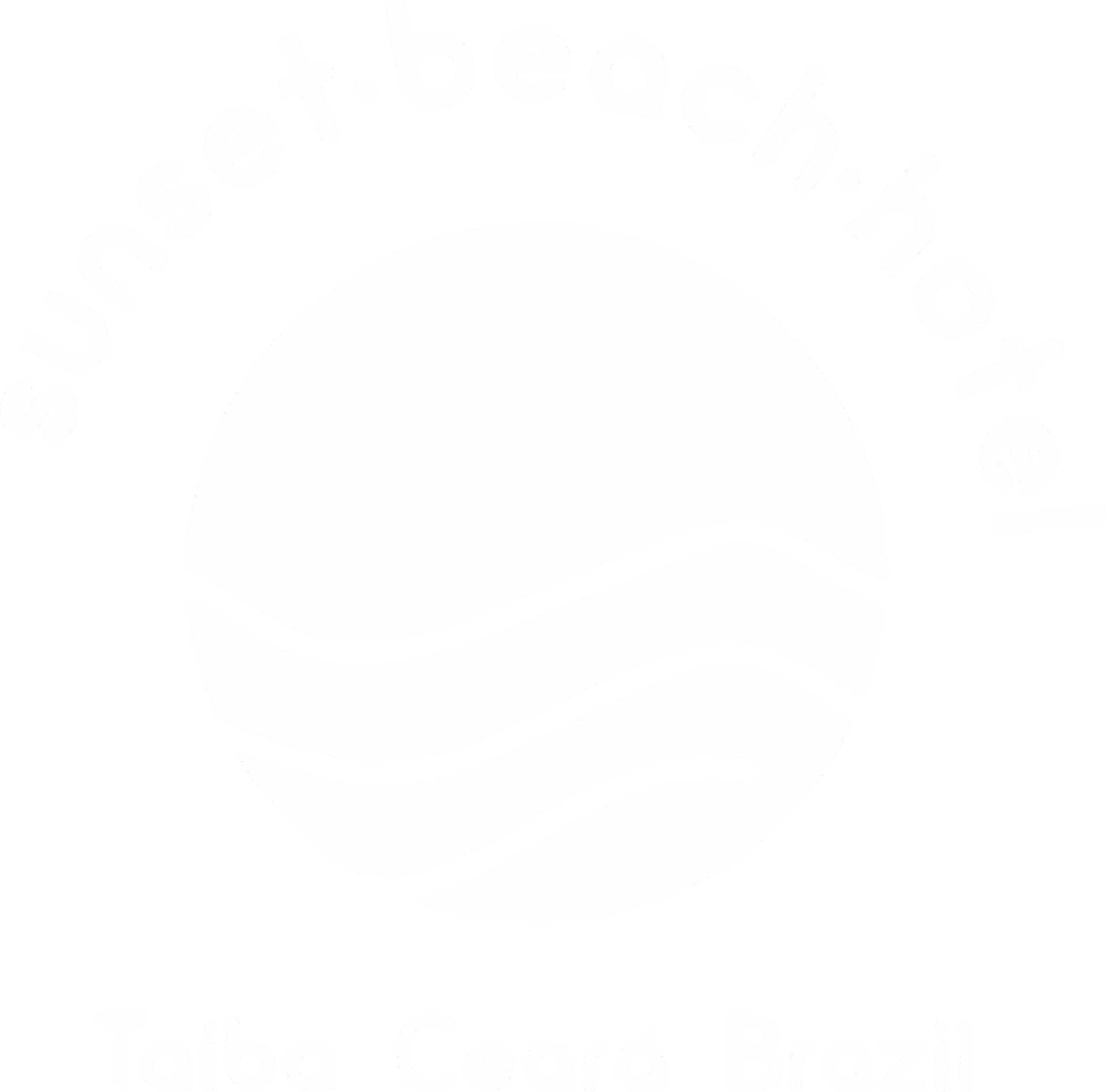 White circular logo with text.