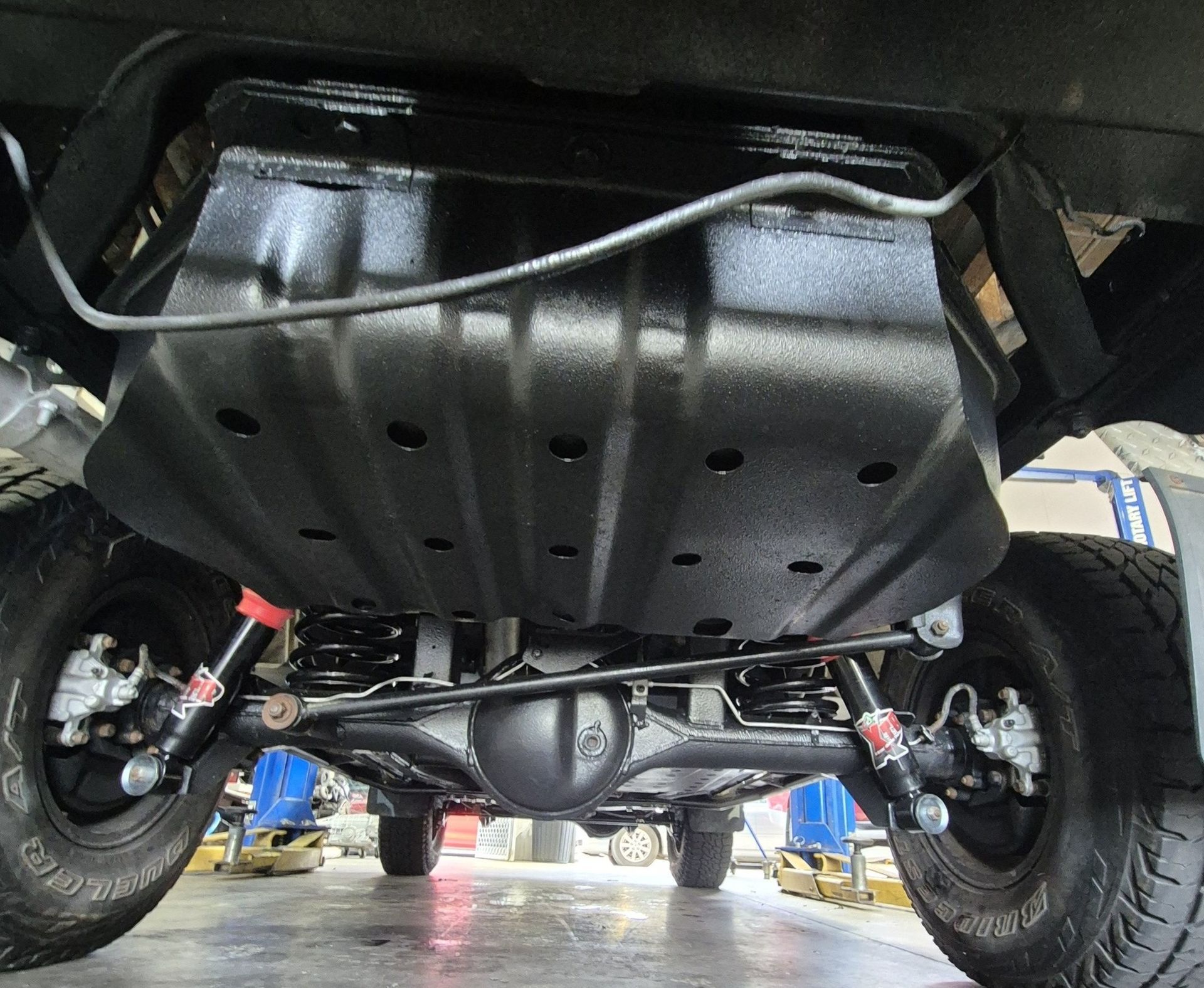 Undercarriage View of a Vehicle — Dynamic 4X4 Off Road Performance & Mechanical in Garbutt, QLD