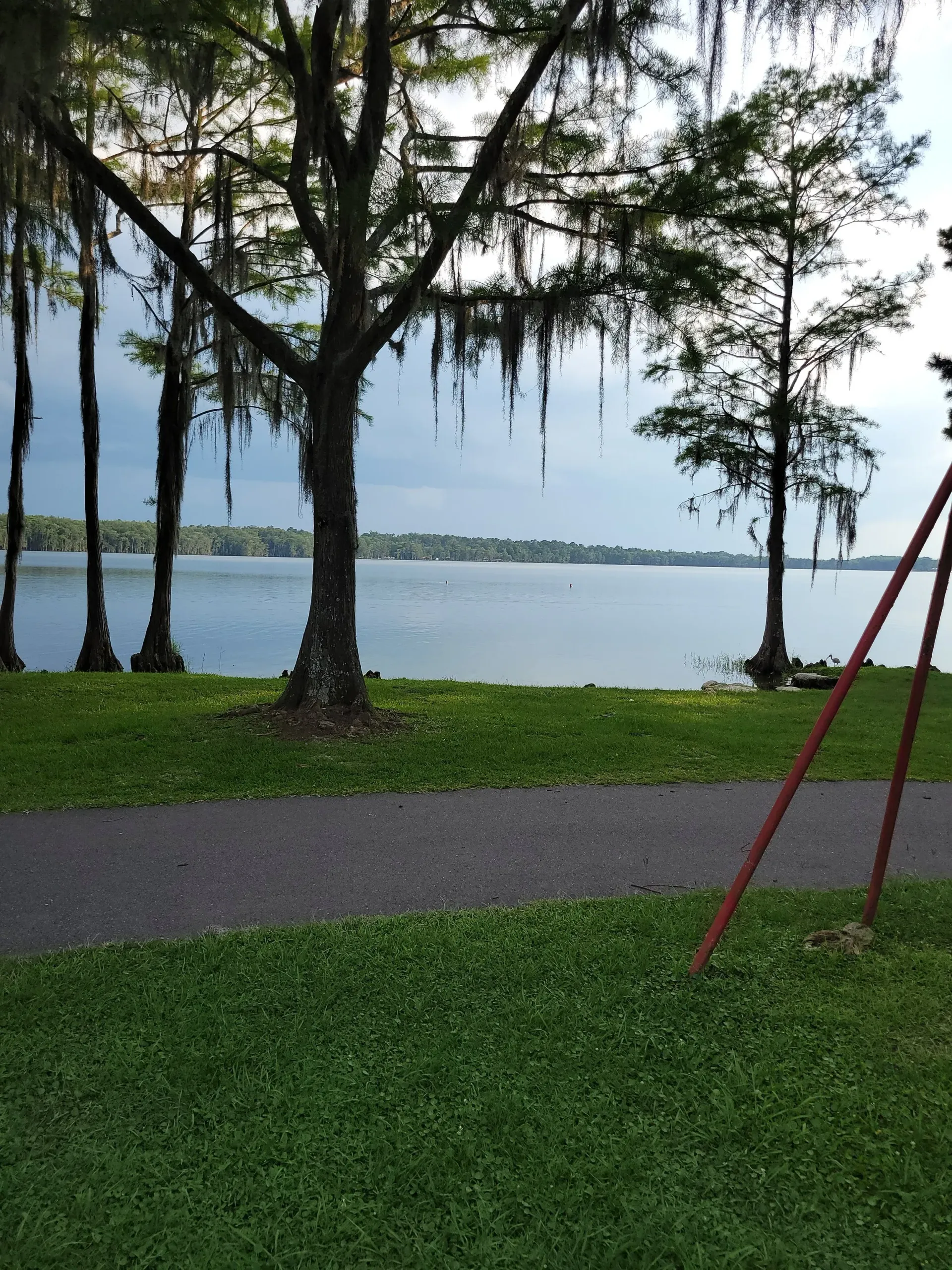 Nearby lake at Simple Livin Campground