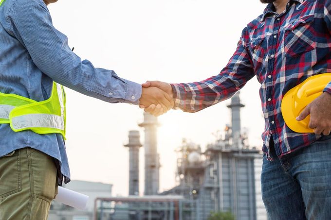 Men Shake Hands — Henderson, NV — Friends Electric