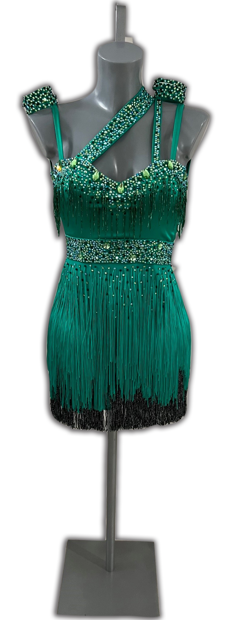 Emerald Green Competition Latin Dress