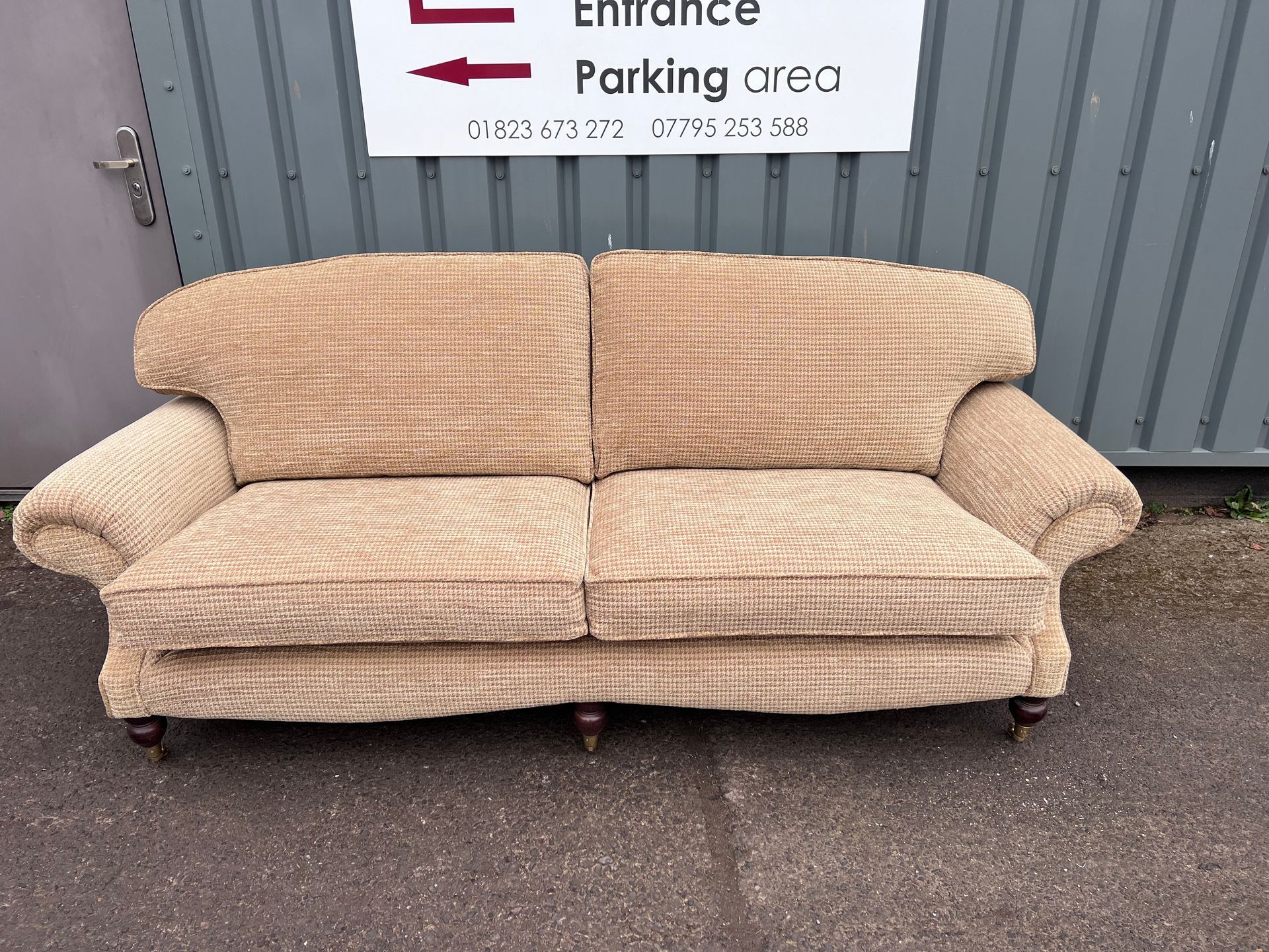 Modern Sofa Reupholstered with Frame repair's