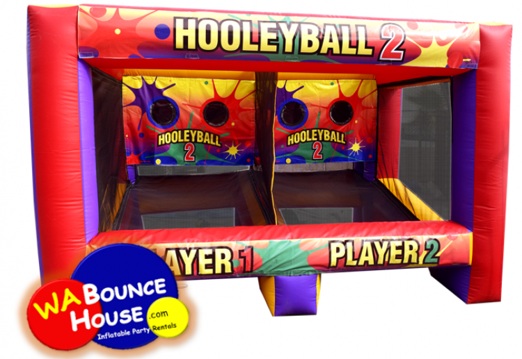 Fast-paced hooleyball game with two players