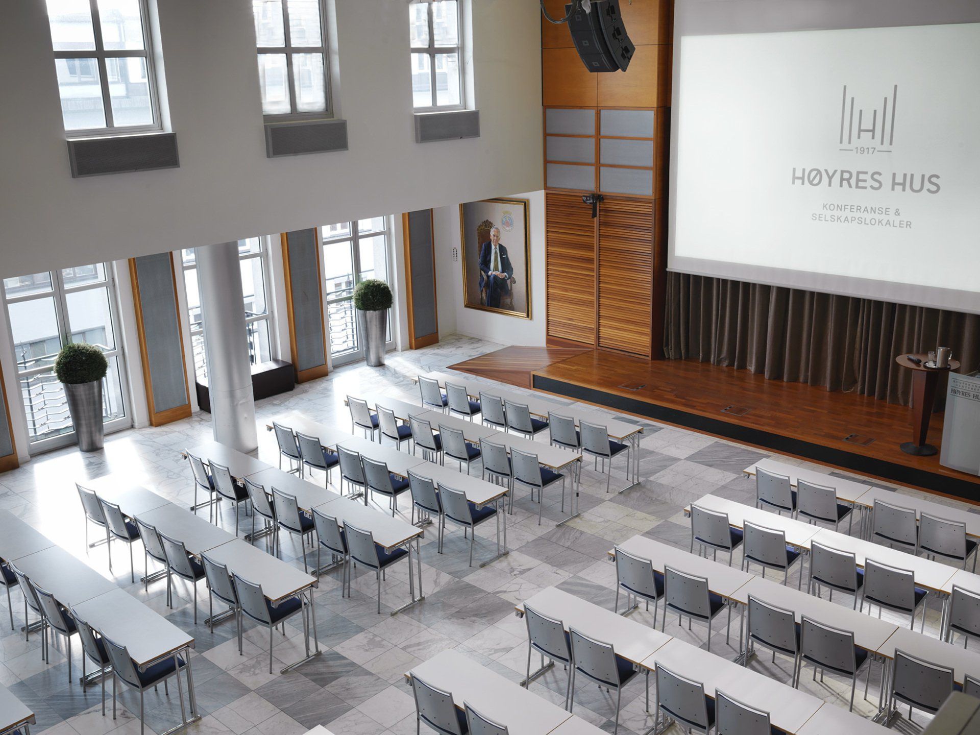 Ordførersalen konferansesenteret for 71–330 personer i Oslo sentrum