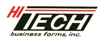 Hi-TECH Business forms, Inc logo - provides digitally printed labels, forms, envelopes and more.