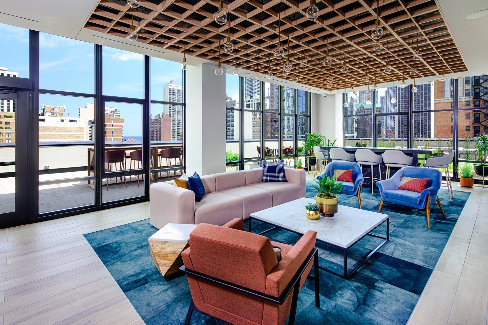 Apartment clubhouse.