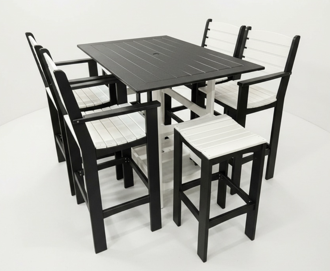 Ex: Rectangle with Cafe and Stools