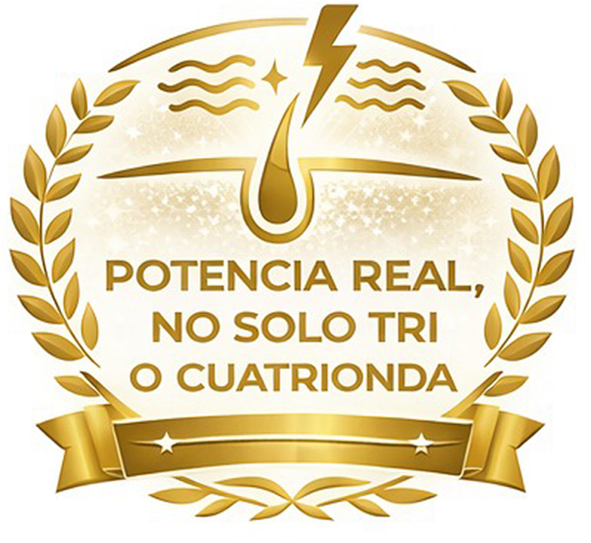 Sello de potencia real en tratamiento láser