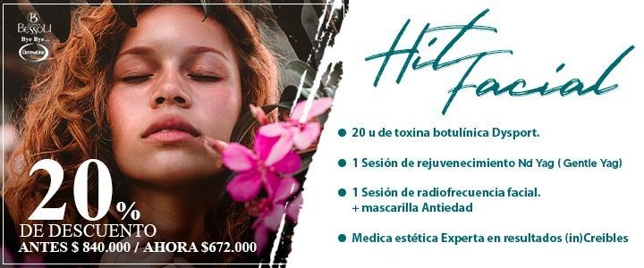 Banner promocional de tratamiento Hit Fac