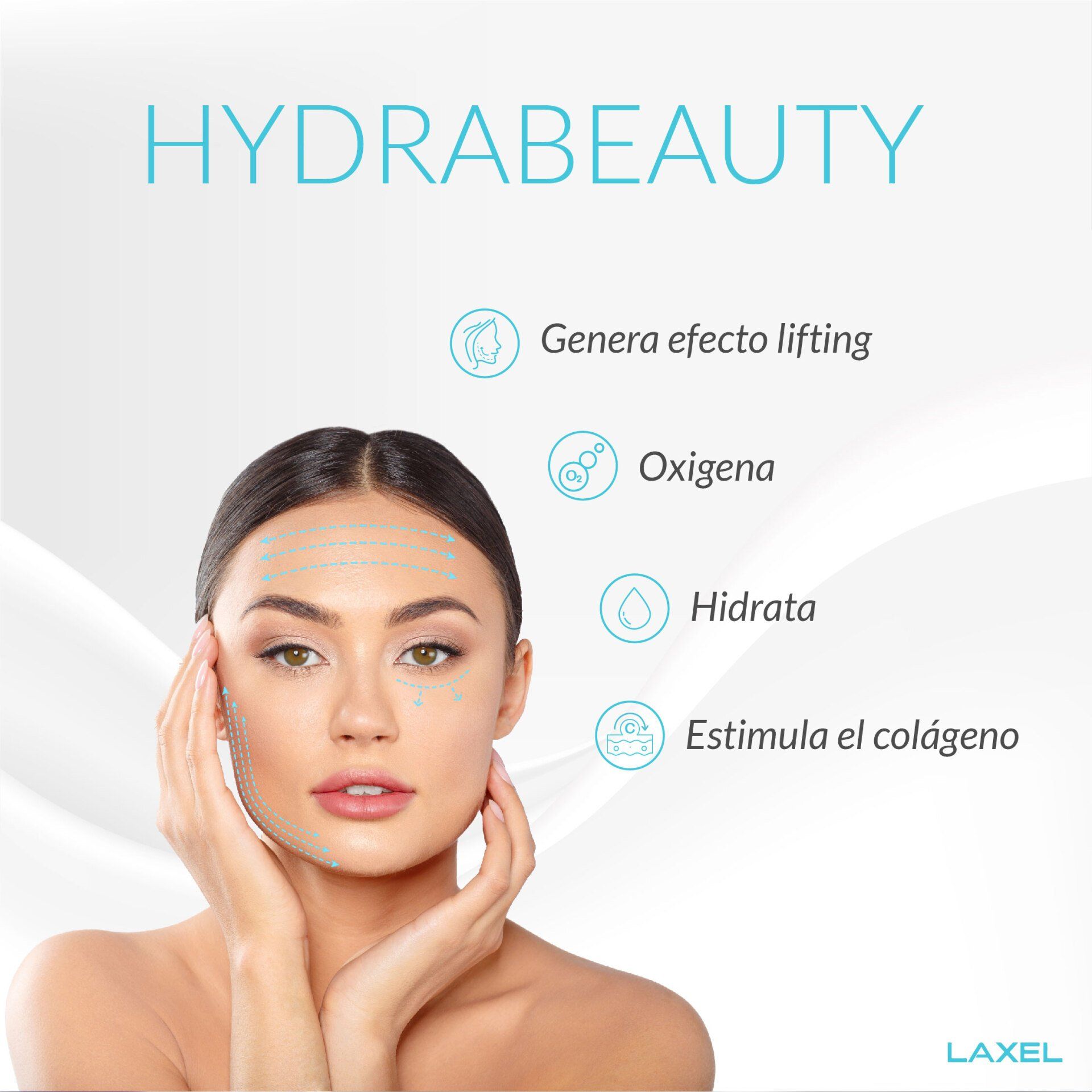 Mujer en tratamiento Hydrafacial