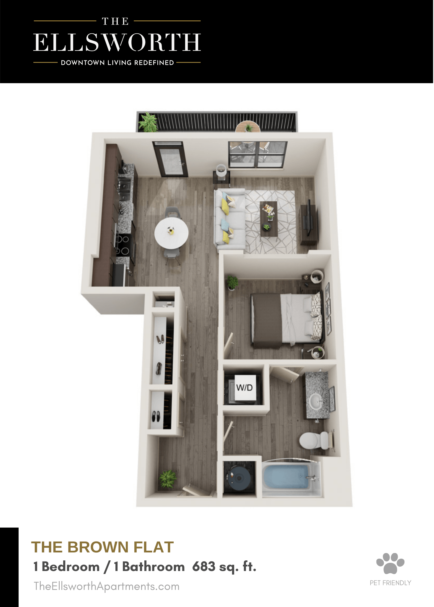 Brown Floorplan