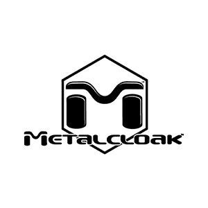 Metalcloak logo in black: stylized M inside a hexagon above the word “METALCLOAK”