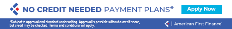 A no credit needed payment plans apply now button