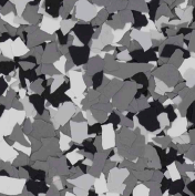 A close up of a black , white and gray camouflage pattern.