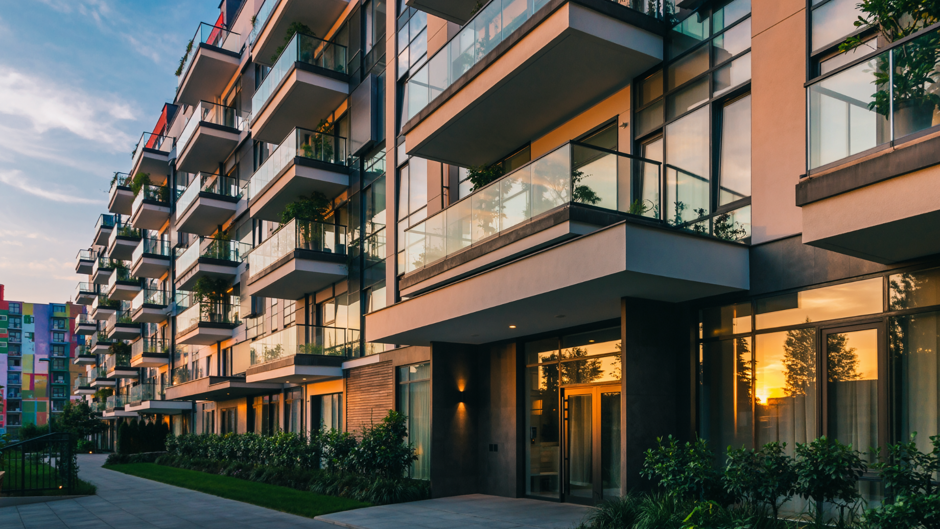 college apartments River Falls building exterior