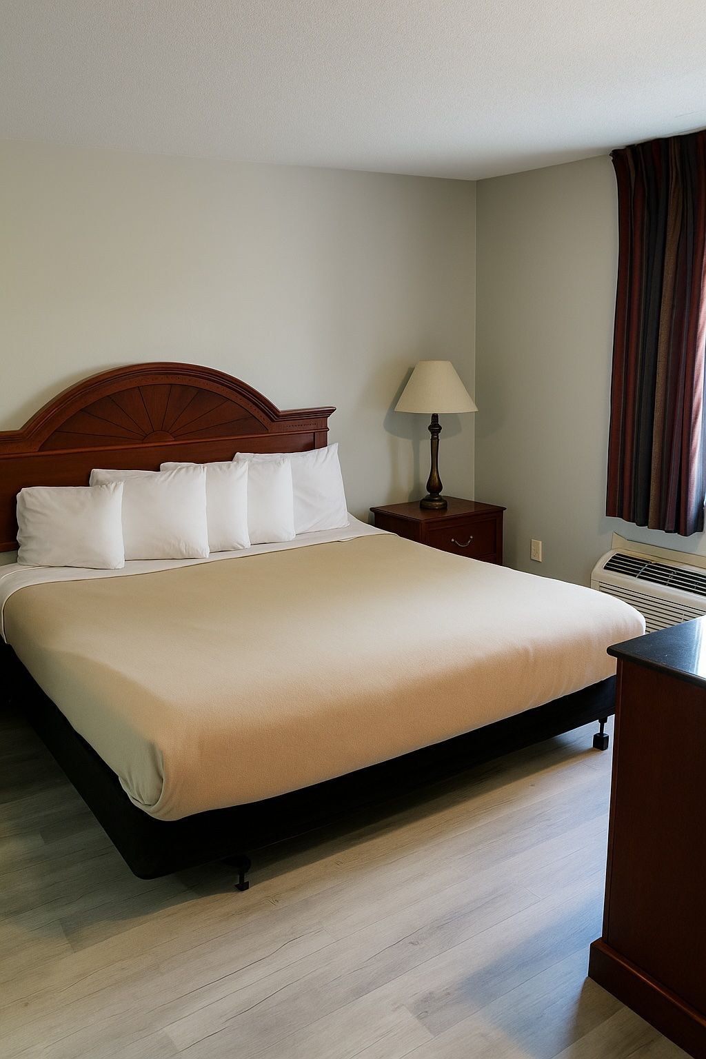 1 King Bed