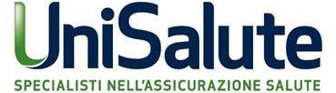 UniSalute logo with blue and green text and the slogan “specialisti nell’assicurazione salute”