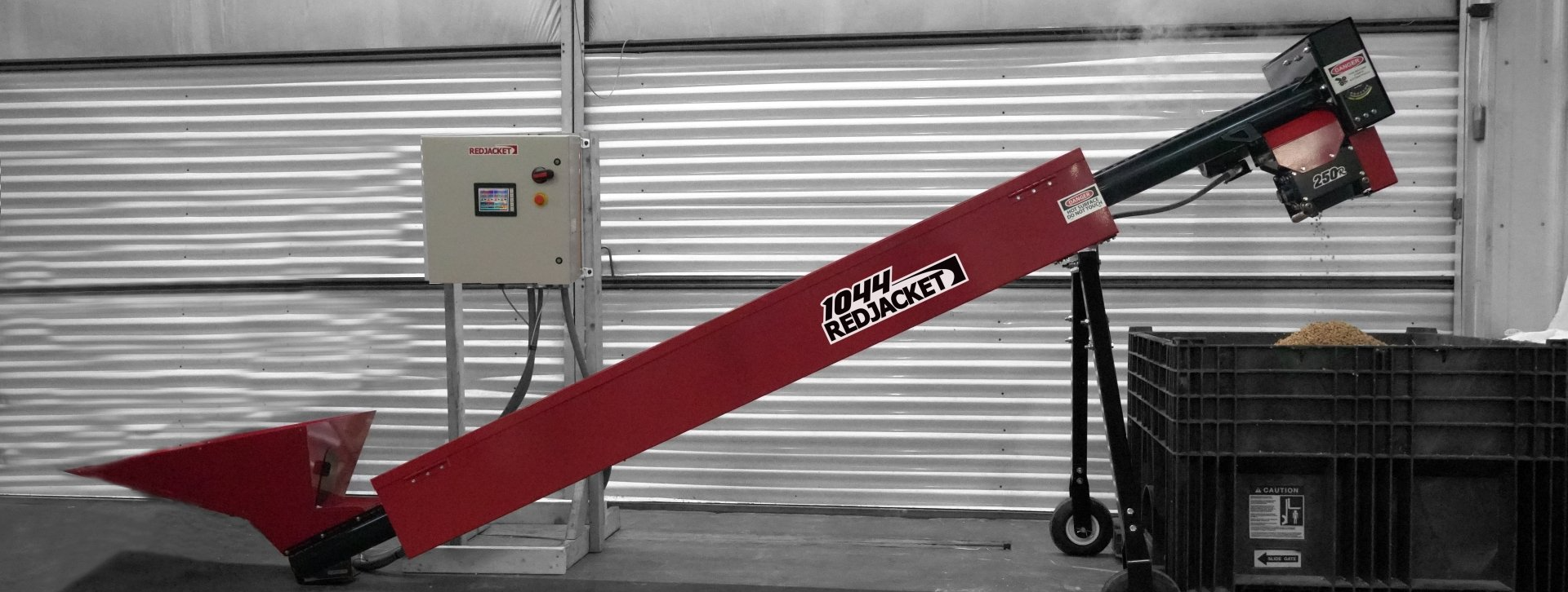 Roaster, grain roaster, soybean roaster, roasted soybeans, deer feed, roast o matic, KLM farms,  energrow, soyex, toasted grain, non-gmo feed, organic feed, livestock feed, dairy feed,