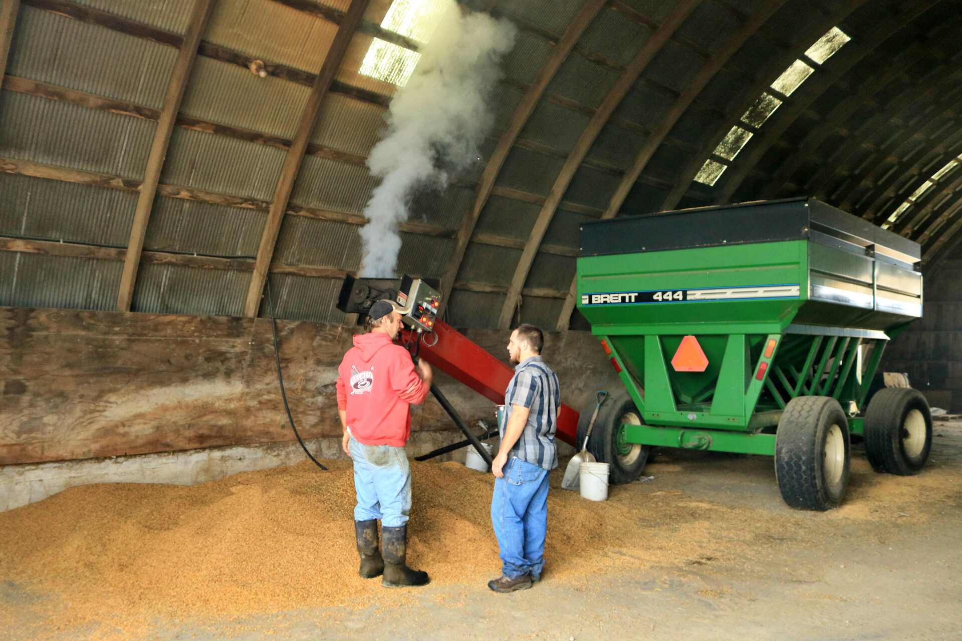 Roaster, grain roaster, soybean roaster, roasted soybeans, deer feed, roast o matic, KLM farms,  energrow, soyex, toasted grain, non-gmo feed, organic feed, livestock feed, dairy feed,
