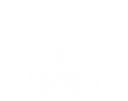 A logo for cloudberry cabins with a drawing of pine trees.