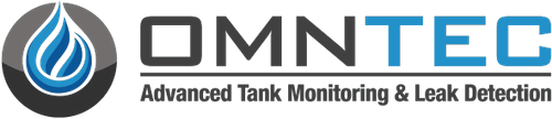 OMNTEC logo with a blue water droplet and text,