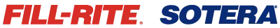 The logos for FILL-RITE in red and SOTERA in blue.
