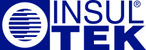 Logo of InsulTek in blue and white.