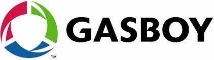 Gasboy logo: multi-colored abstract circle with