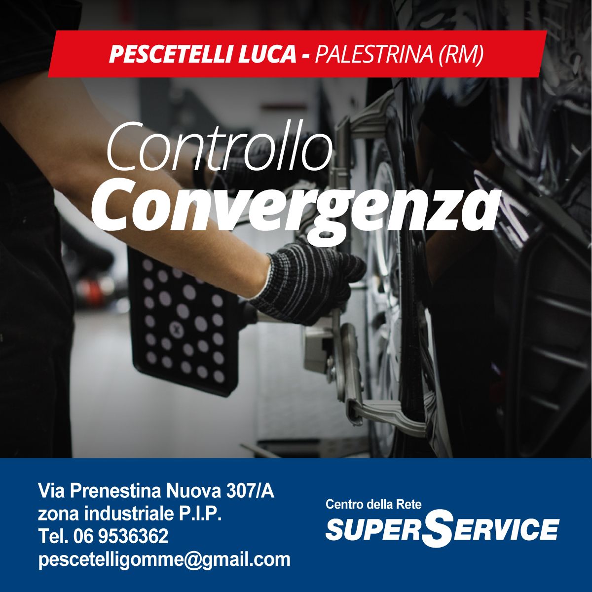 Convergenza pneumatici