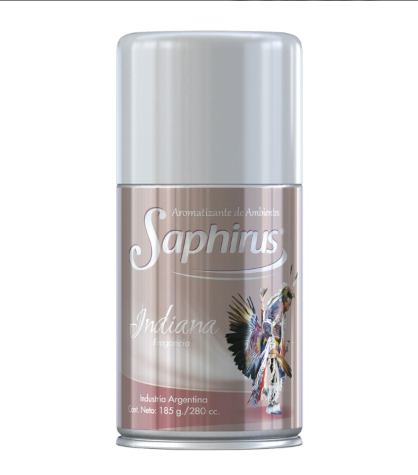 Lata de laca para el cabello Pink Zaphir con tapa plateada y diseño de mariposa.