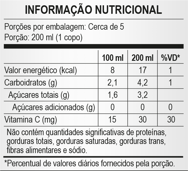 Suco de Tangerina
