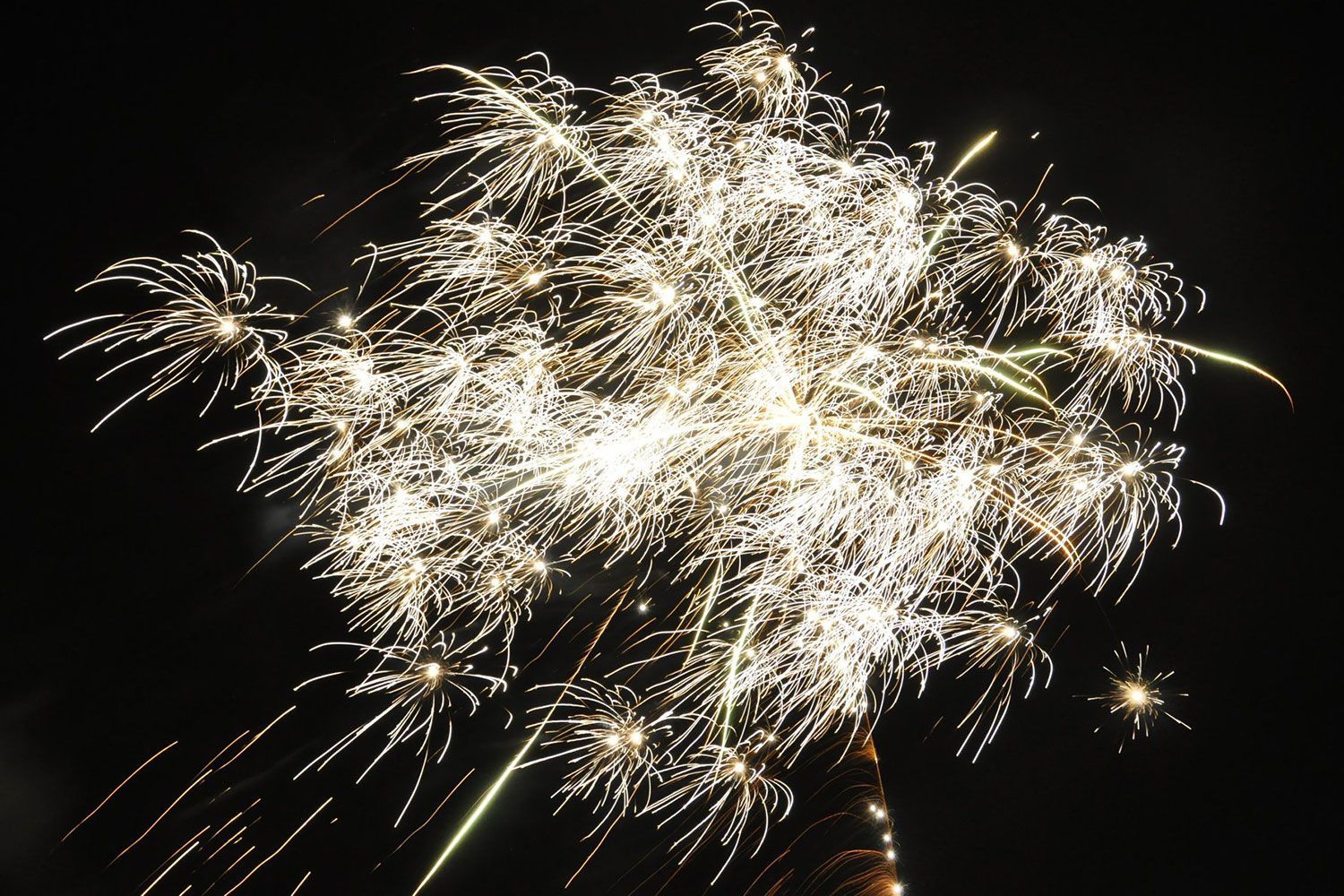 fuochi d'artificio sul lago di como