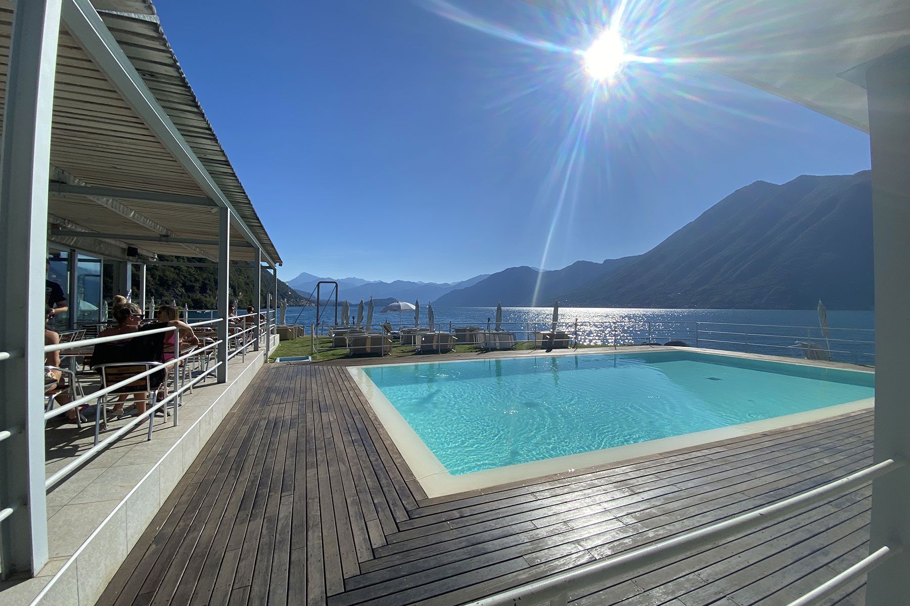 piscina lido di argegno sul lago di como