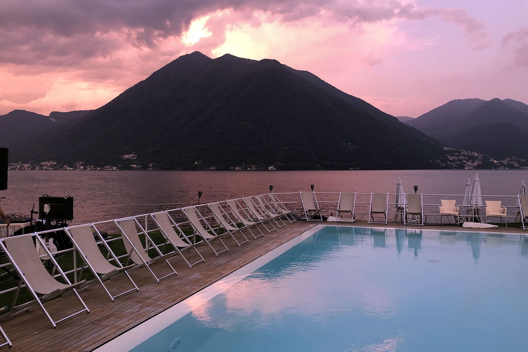 piscina lido di argegno sul lago di como